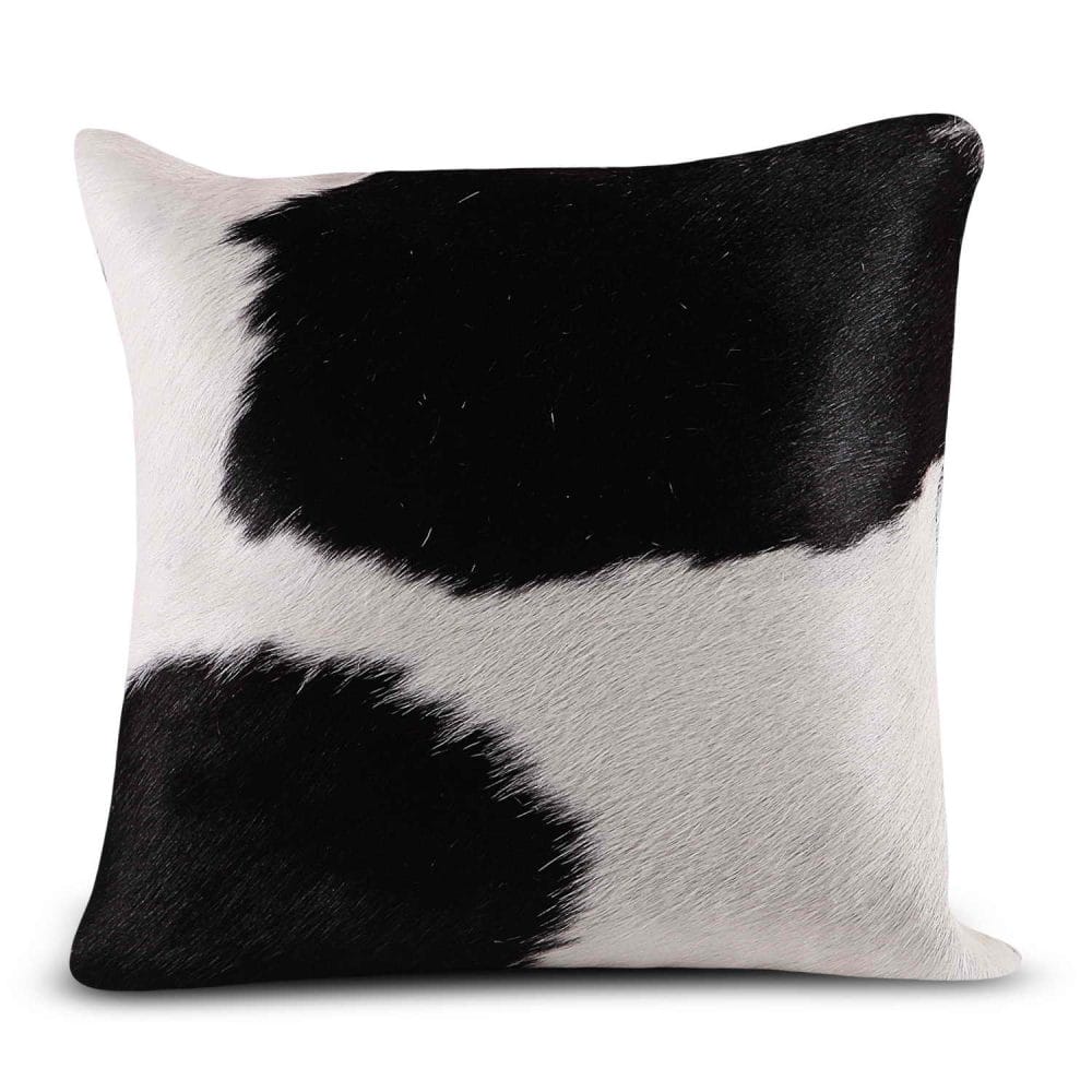 Black & White Cowhide Pillows Cowhide Cushion Bagé Home