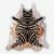 Beige Cowhide Rug Extra Large Size 245 x 214 cm Collection Zebra Aerial Photo 1 1 SKUHR00 ZREA50 XC2