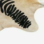 Brown Cowhide Rug Extra Large Size 240 x 230 cm Collection Brindle Close Up Photo 1 2 SKUHR00 RNRN49 XC2