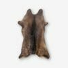 Brown Calf Hide Small Size 114 x 70 cm Collection Solid Aerial Photo 1 1 SKUZR00 CCRN79 PC1