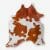 Brown Cowhide Rug Extra Large Size 222 x 199 cm Collection Classic Aerial Photo 1 1 SKUHR00 KARN48 XC2