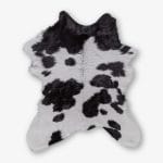 Cowhide Calf Hide Classic Black and White Size 103 x 82 cm Aerial Photo 1 1 SKUH#01 CCKB86 M4