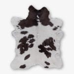 Cowhide Calf Hide Classic Black and White Size 108 x 83 cm Aerial Photo 1 1 SKUH#01 CCKB85 M4