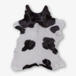 Cowhide Calf Hide Classic Black and White Size 108 x 85 cm Aerial Photo 1 1 SKUH#01 CCKB85 M0