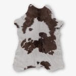 Cowhide Calf Hide Classic Dark Brown Size 106 x 78 cm Aerial Photo 1 1 SKUH#01 CCRN87 M6