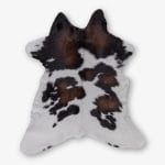 Cowhide Calf Hide Classic Dark Brown Size 106 x 91 cm Aerial Photo 1 1 SKUH#01 CCRN88 M5