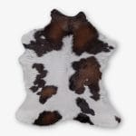 Cowhide Calf Hide Classic Dark Brown Size 93 x 83 cm Aerial Photo 1 1 SKUH#01 CCRN88 M4