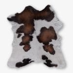 Cowhide Calf Hide Classic Dark Brown Size 97 x 89 cm Aerial Photo 1 1 SKUH#01 CCRN87 M0