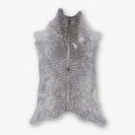 Cowhide Calf Hide Solid Grey Size 74 x 71 cm Aerial Photo 1 1 SKUH#01 RNVW83 C4