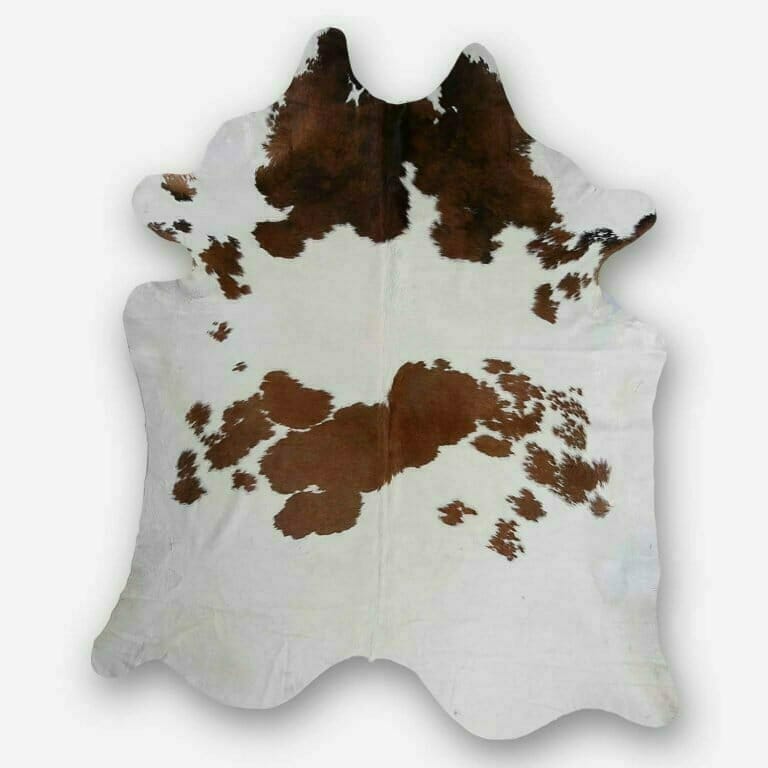 Small Cowhide Rug Throw Zebra Print 80 X 78 Cm Bagé Home