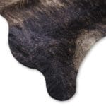 Brown Cowhide Rug Extra Large Size 240 x 230 cm Collection Brindle Close Up Photo 1 2 SKUHR00 RNRN49 XC2