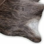 Brown Cowhide Rug Extra Large Size 240 x 230 cm Collection Brindle Close Up Photo 1 2 SKUHR00 RNRN49 XC2