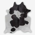 Cowhide Cowhide Rug Classic Black and White Size 212 x 188 cm Aerial Photo 1 1 SKUHR01 KAKW61 AC1 1