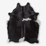 Cowhide Cowhide Rug Classic Black and White Size 213 x 169 cm Aerial Photo 1 1 SKUHR01 KAKW77 AC9 1