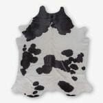 Cowhide Cowhide Rug Classic Black and White Size 247 x 213 cm Aerial Photo 1 1 SKUHR01 KAKW78 XC8 1