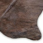 Brown Cowhide Rug Extra Large Size 240 x 230 cm Collection Brindle Close Up Photo 1 2 SKUHR00 RNRN49 XC2