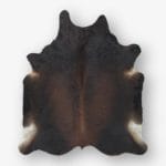 Cowhide Cowhide Rug Solid Dark Brown Size 190 x 187 cm Aerial Photo 1 1 SKUH203 RNRN05 M1.jpg