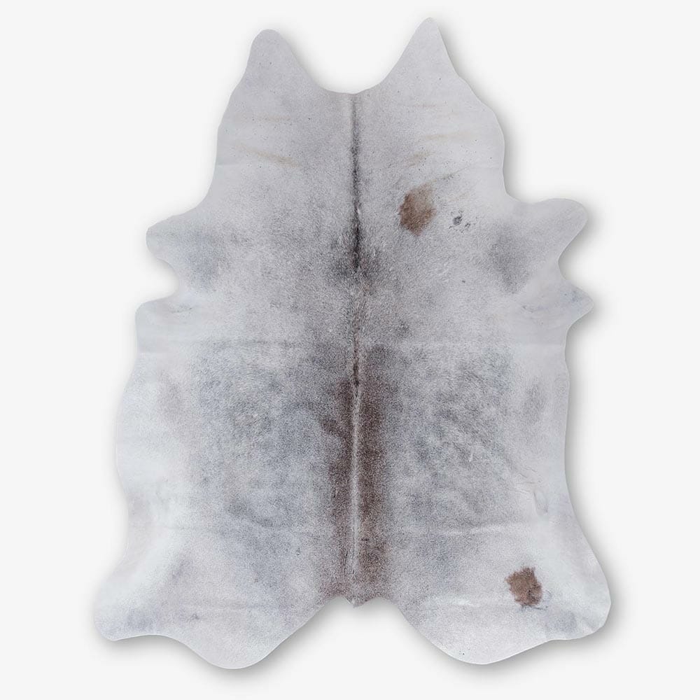 Grey Cowhide Rug Large 224 X 186 Cm Bagé Home