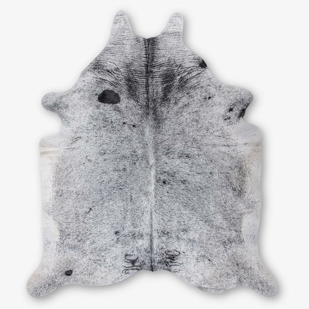 Cowhide Cowhide Rug Speckled Black and White Size 232 x 211 cm Aerial Photo 1 1 SKUHR01 PKKW28 XC7 1