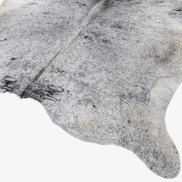 Cowhide Cowhide Rug Speckled Black and White Size 232 x 211 cm Close Up Photo 1 2 SKUHR01 PKKW28 XC7 1