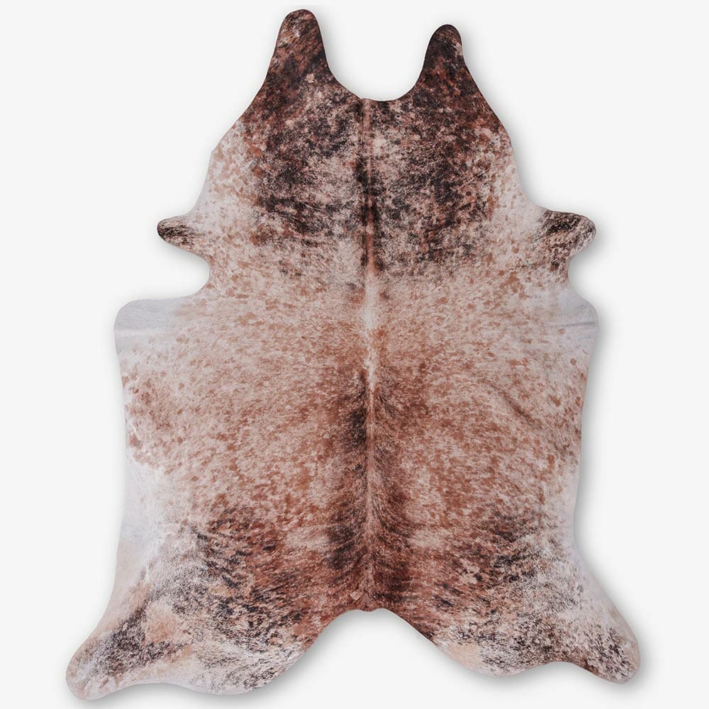 Tan Redish Cowhide Rug Extra Large 274 X 225 Cm Bagé Home