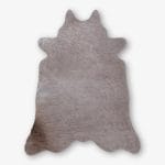 Cowhide Mini Cowhide Rug Solid Beige Size 100 x 80 cm Aerial Photo 1 1 SKU1811 2.jpg