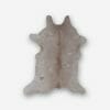 Cowhide Solid Beige and Sand aerial photo 1 SKU HA01 WZEA01 PC6