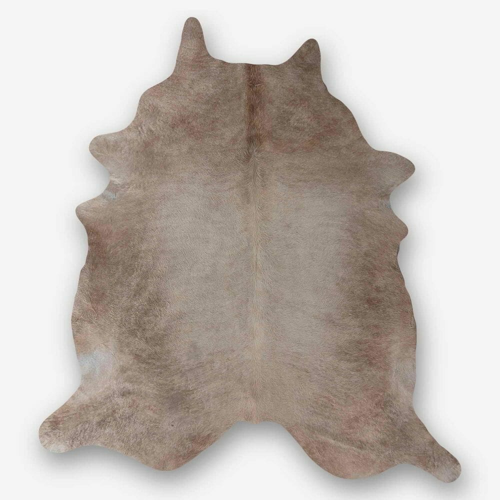 Cowhide Solid Beige and Sand aerial photo 1 SKU HA01 WZEA10 AM0