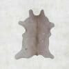 Cowhide Solid Beige and Sand aerial photo 2 SKU HA01 WZEA01 PC6