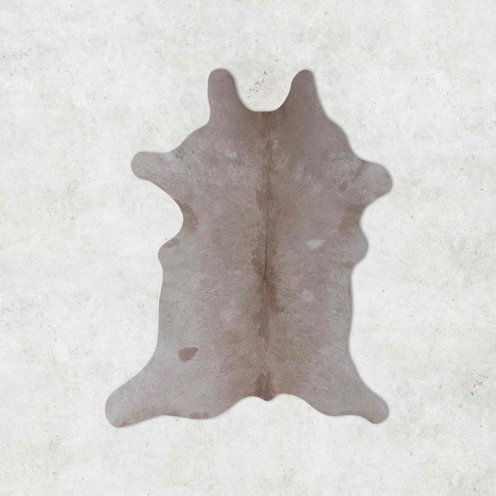 Cowhide Solid Beige and Sand aerial photo 2 SKU HA01 WZEA01 PC6