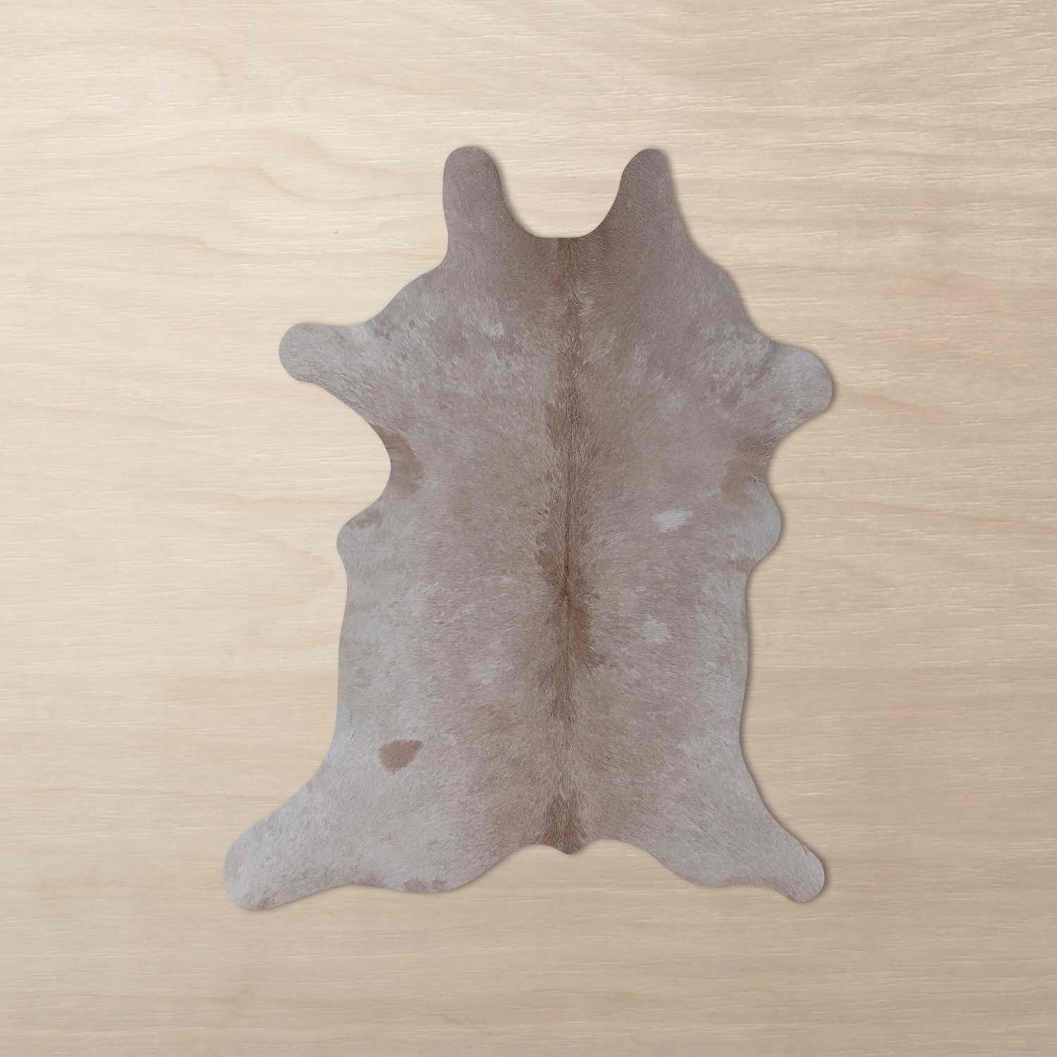Cowhide Solid Beige and Sand aerial photo 6 SKU HA01 WZEA01 PC6