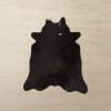 Small Cowhide Rug Throw Charcoal 80 X 78 Cm 5 Cowhide Solid Charcoal aerial photo 5 SKU HR00 WZAH20 PC8