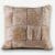 Cowhide Cushion 16 Panels Beige and Sand 40 x 40 cm