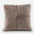 Cowhide Cushion 4 Panels Beige and Sand 50 x 50 cm