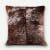 Cowhide Cushion 4 Panels Brown 40 x 40 cm